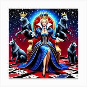Queen Of Hearts 14 Canvas Print