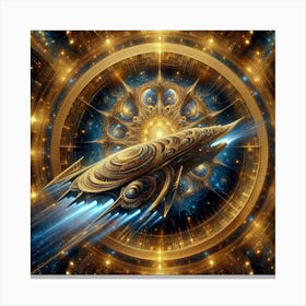 Spaceship 3 Canvas Print