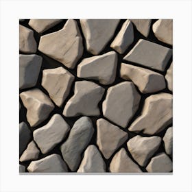 Stone Wall 81 Canvas Print