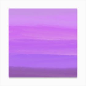 Purple Abstract Painting Canvas Print