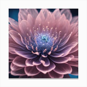 Pink Flower art Canvas Print