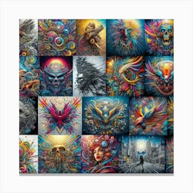 Psychedelic Art Canvas Print