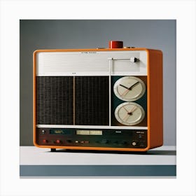 Clock Radio Canvas Print