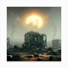 Apocalypse City 1 Canvas Print