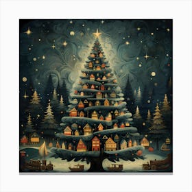 Visions of Vintage Christmas Canvas Print