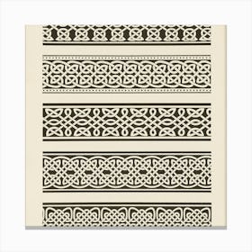 Vintage Geometrical Patterns 7 Canvas Print