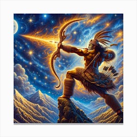 Artiphoria Maori Warrior With B Canvas Print