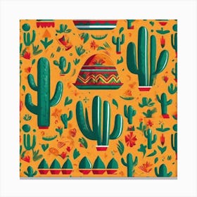 Mexican Pattern 24 Canvas Print