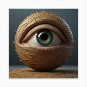 Eye Of The Nut Canvas Print