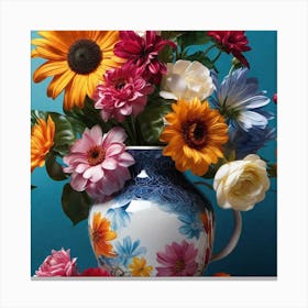 Flowers In A Vase 44 Canvas Print