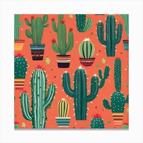 Cactus 75 Canvas Print