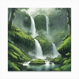 Waterfall 10 Canvas Print