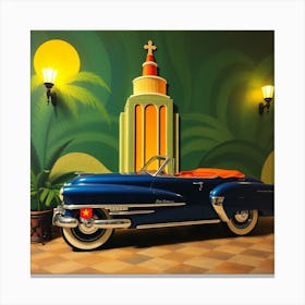 Vintage Cadillac Convertible Canvas Print