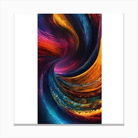 Abstract Swirl Canvas Print