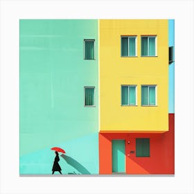 Colorful Building Canvas Print