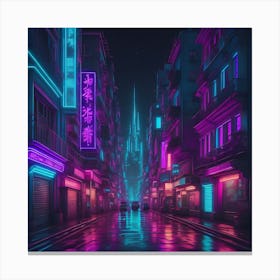 Luminous Metropolis 1 Canvas Print