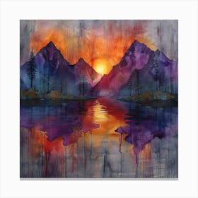 Sunset Canvas Print Canvas Print