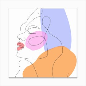 Portrait Of A Woman 5 Canvas Print