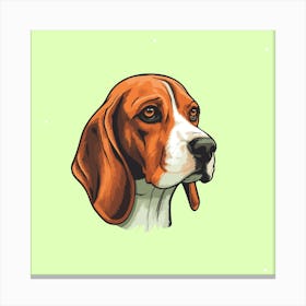 Beagle Animal Wall Art Canvas Print