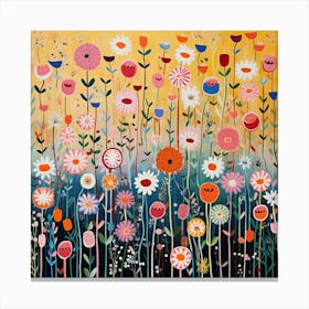 Flower Garden Canvas Print