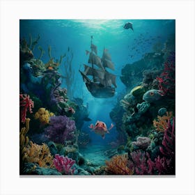 Under The Sea Canvas Print