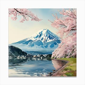 Cherry Blossoms In Japan Canvas Print