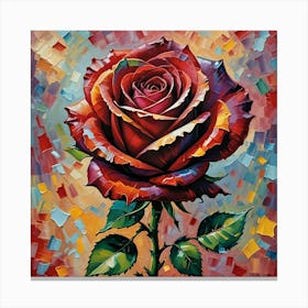 Red Rose Canvas Print