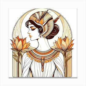 Cleopatra Portrait Artwork 86 Canvas Print