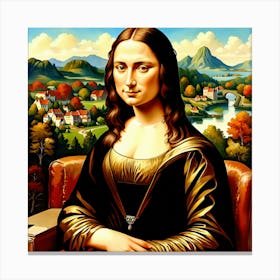 Mona Lisa 2 Canvas Print