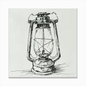 Old Fashioned Lantern Canvas Print