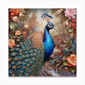 Peacock Canvas Print