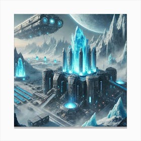 Glacial Cataclysm Deployment Canvas Print