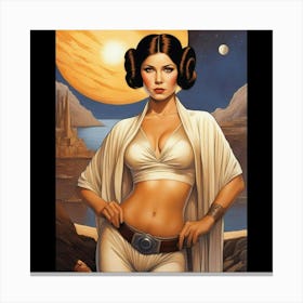 Princess Leia 2 Canvas Print