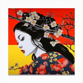 Geisha 2 Canvas Print