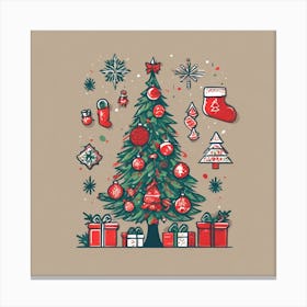 Christmas Tree 1 Canvas Print