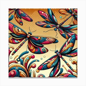 Dragonflies 3 Canvas Print