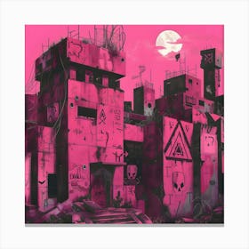 Pink City Canvas Print