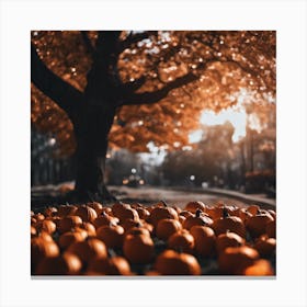 Pumpkin Party Canvas Print