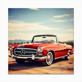 Style Automobile Vintage Classical Antique Old Vehicle Luxury Stylish Car Auto Transport Canvas Print