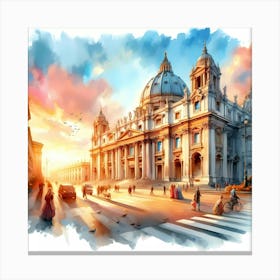 St Peter'S Cathedral Canvas Print