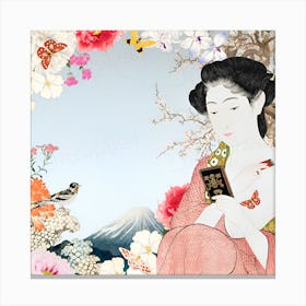 Geisha 9 Canvas Print