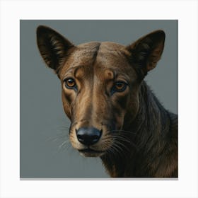 Tiger Dog Canvas Print