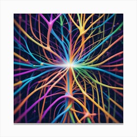 Colorful Brain 24 Canvas Print