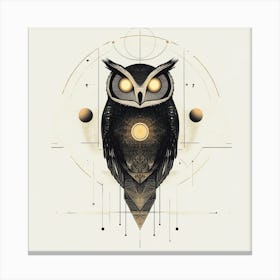 Owl Rulez Canvas Print