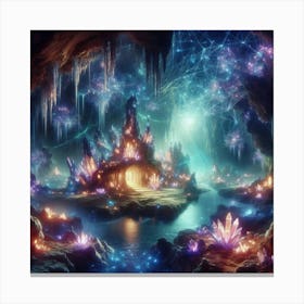 Fantasy Cave 1 Canvas Print