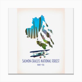 Salmon Challis National Forest Idaho Usa Canvas Print