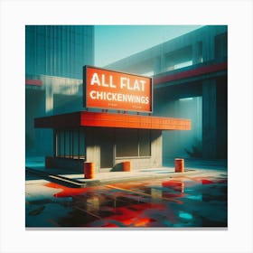 All Flat Chicken Wings 1 Canvas Print