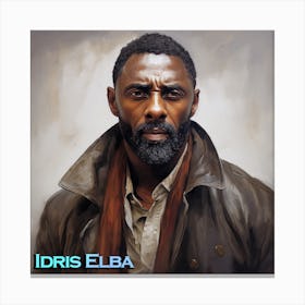 Idris Elba 5 Canvas Print