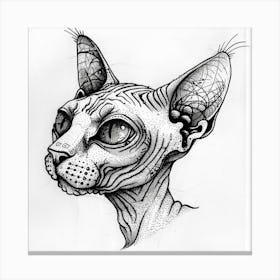 Sphynx Cat 2 Canvas Print