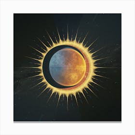 Sun And Moon Canvas Print